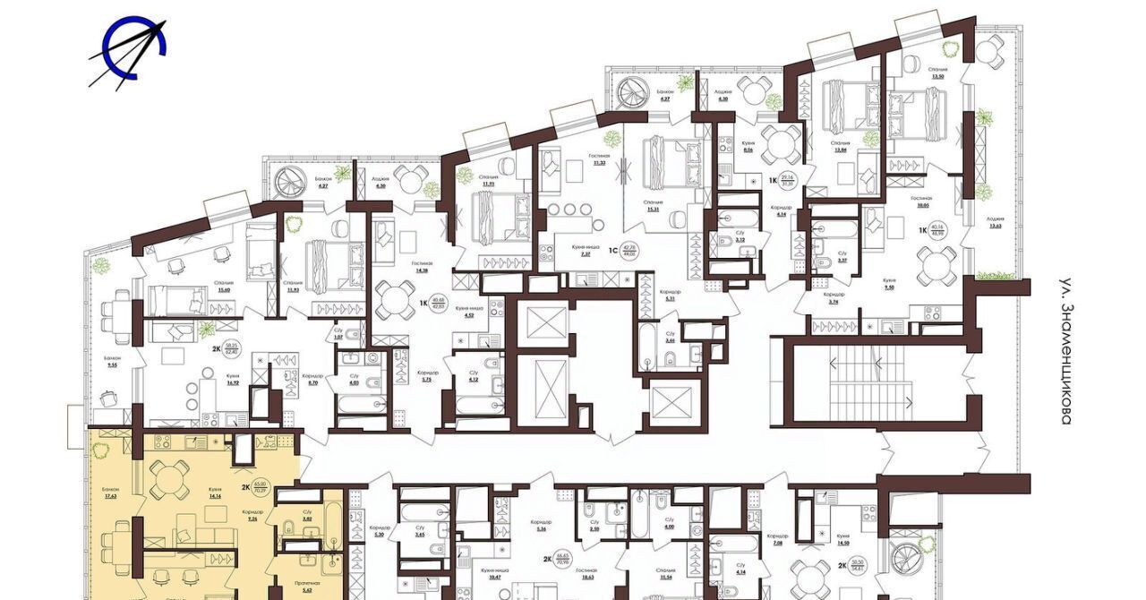 квартира г Хабаровск р-н Кировский ул Советская 33 фото 3