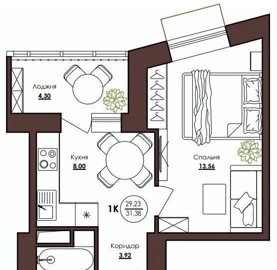 квартира г Хабаровск р-н Кировский ул Советская 33 фото 2
