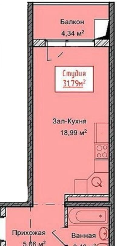 квартира г Избербаш ул Им Р.Зорге 44 фото 2