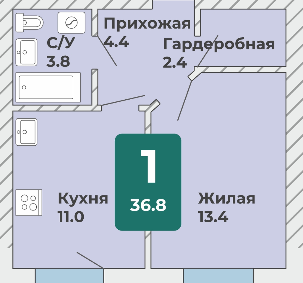 квартира г Чебоксары р-н Калининский ул Новогородская 4 Новый Город м-н фото 1