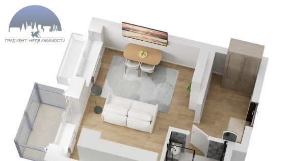 квартира г Казань тракт Сибирский 34/4 фото 2