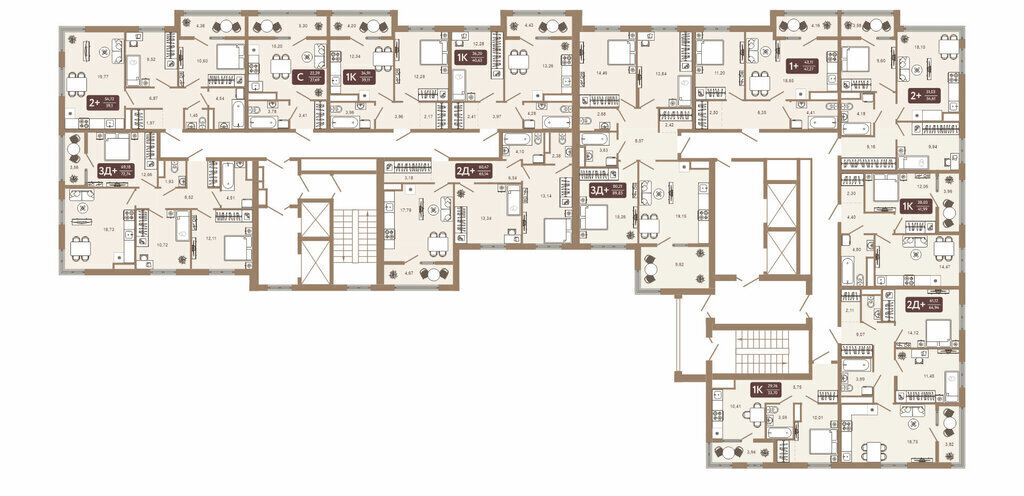 квартира г Тобольск 15-й микрорайон 25А фото 2