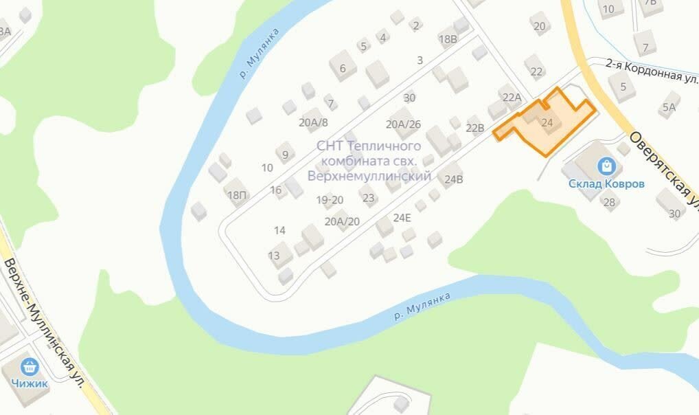 земля г Краснокамск квартал Северный, Оверятская улица фото 3
