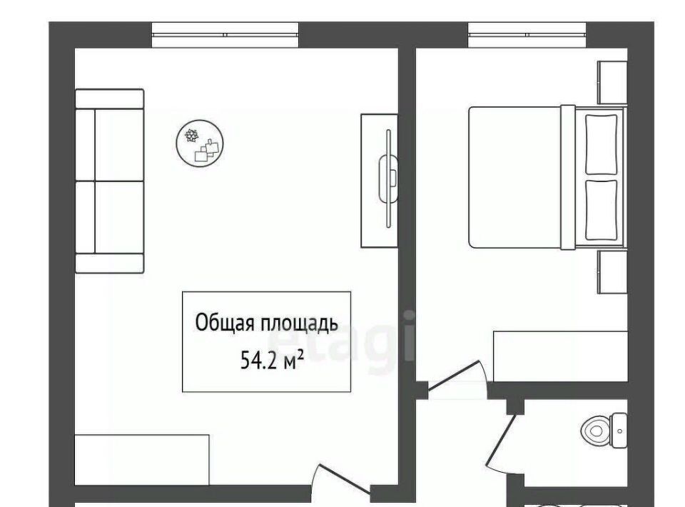 квартира г Новосибирск Золотая Нива ул В.Высоцкого 52 фото 2