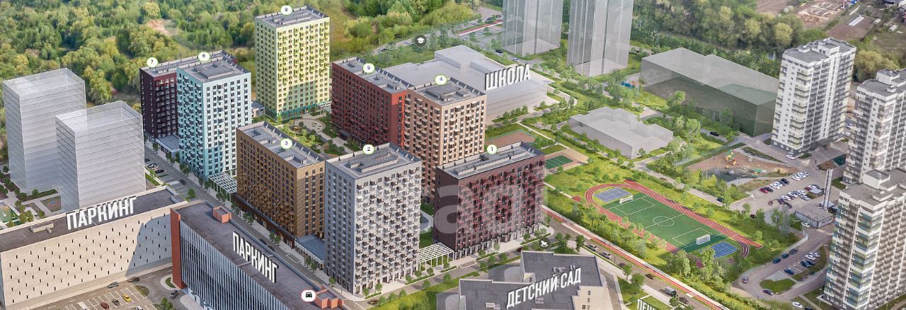квартира г Казань Дубравная ЖК Нокса Парк 8 фото 2