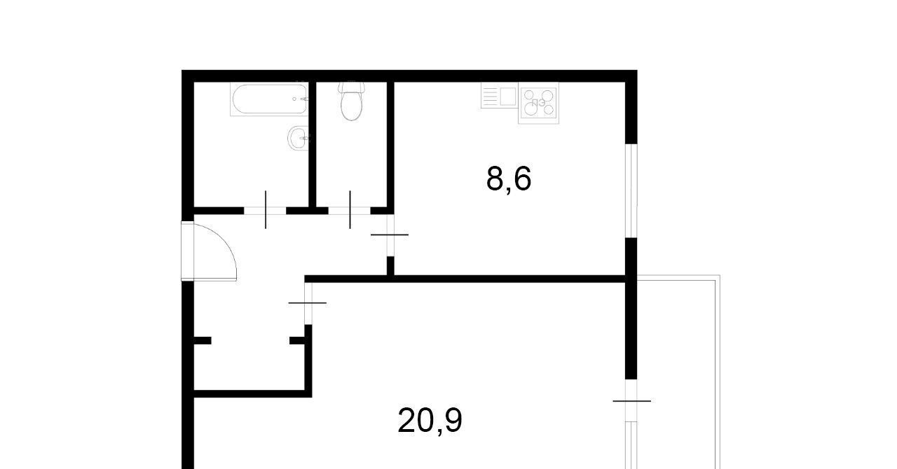квартира г Королев пр-кт Космонавтов 14 Медведково фото 2