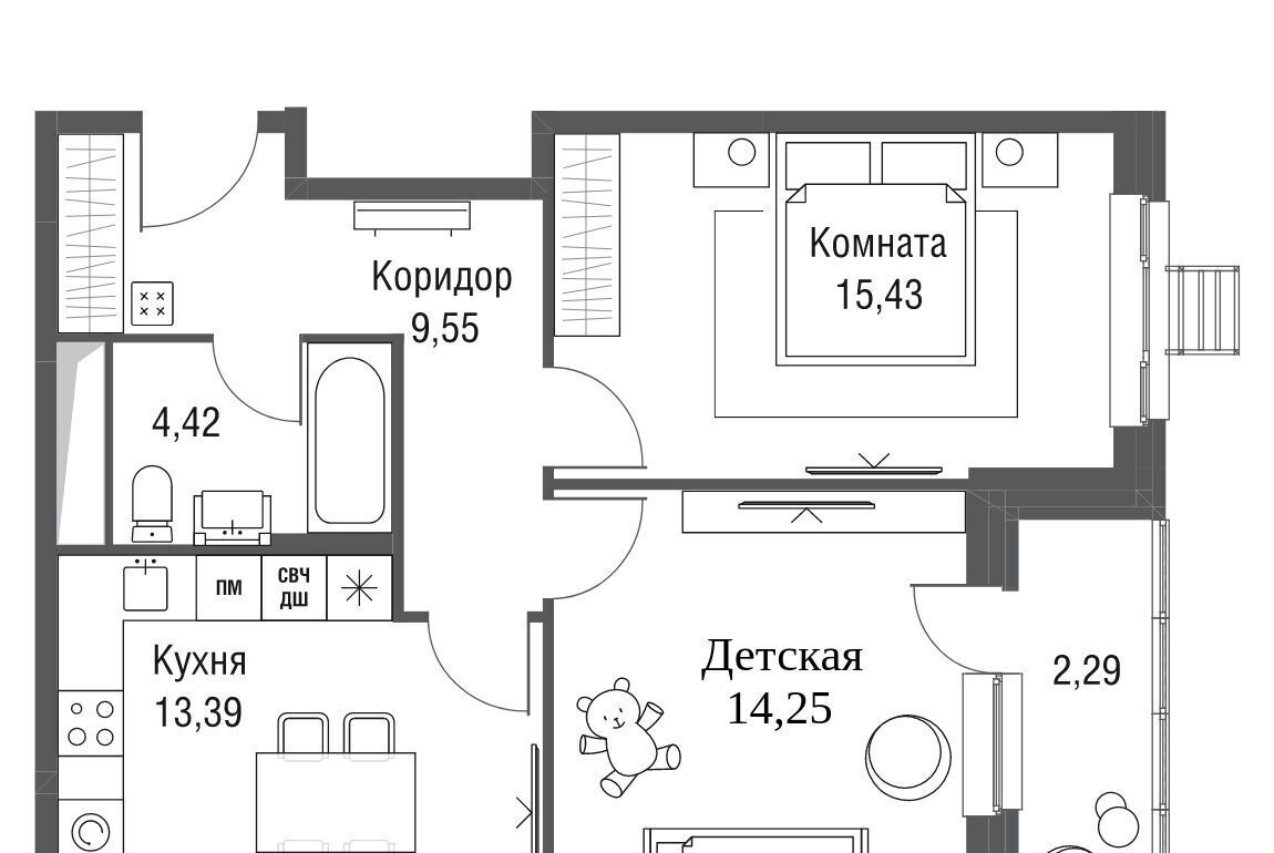 квартира г Одинцово ЖК «Одинбург» Одинцово фото 1