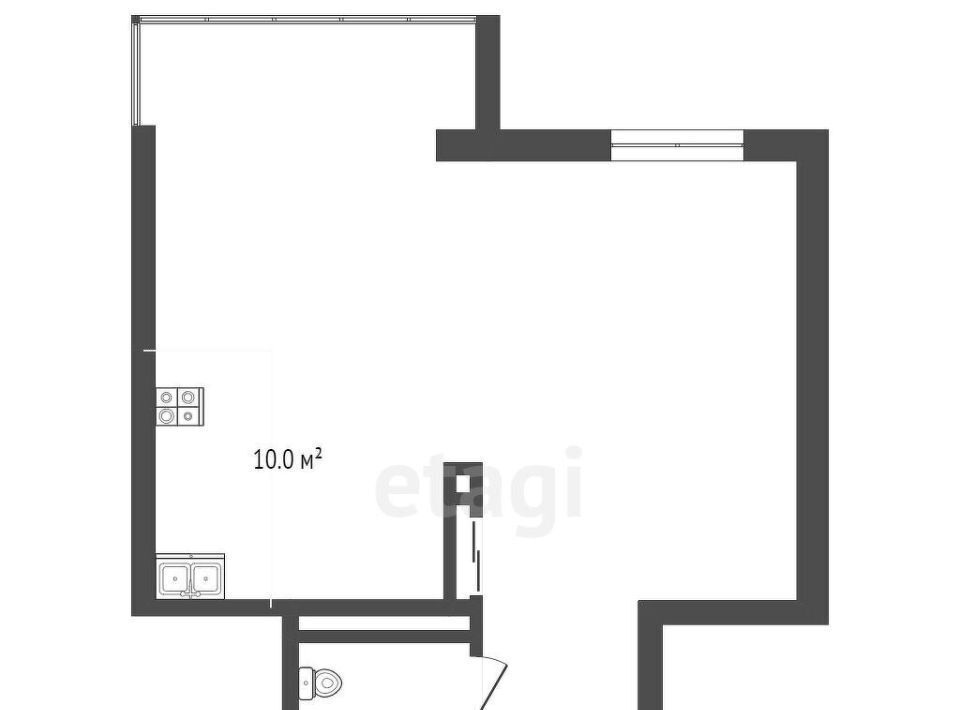 квартира г Сургут ул Университетская 15 20А фото 2