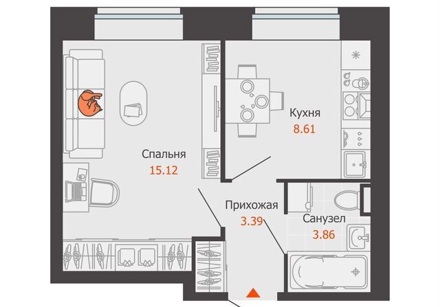 квартира р-н Заволжский пр-кт Авиастроителей 9 фото