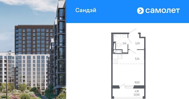метро Проспект Ветеранов ЖК «Сандэй» 7/3 фото
