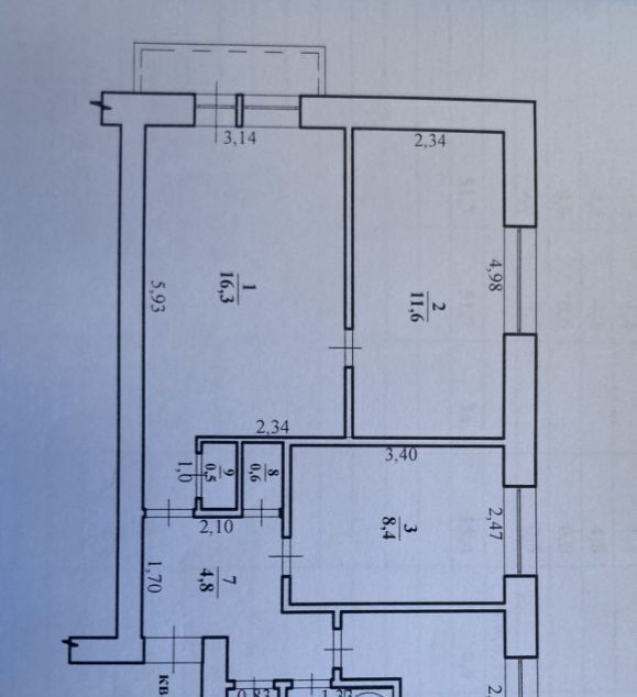 квартира г Волгоград р-н Кировский ул им. Кирова 134 фото 1