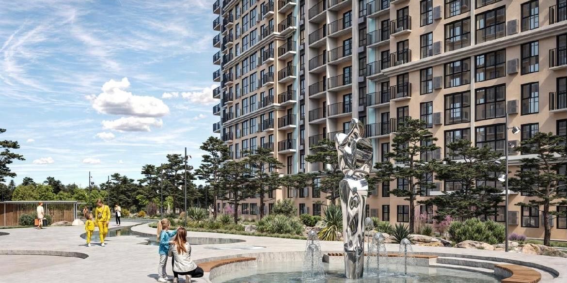 квартира г Евпатория ЖК «Море» в р-не озера Мойнаки, автодорога на пгт. Заозерное, стр. 10 фото 1