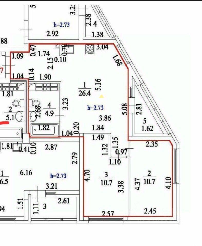 квартира г Екатеринбург р-н Железнодорожный ул Стрелочников 2 фото 6