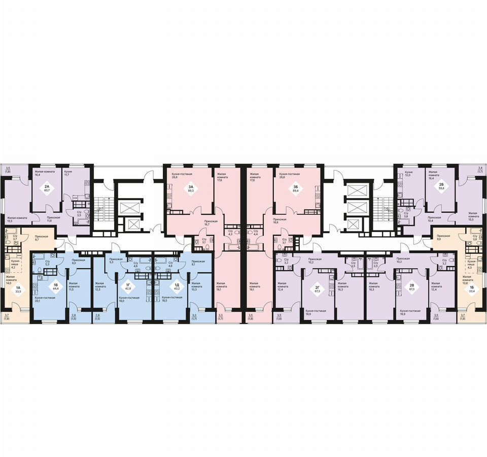 квартира г Екатеринбург р-н Орджоникидзевский пр-кт Космонавтов 5 Проспект Космонавтов фото 2