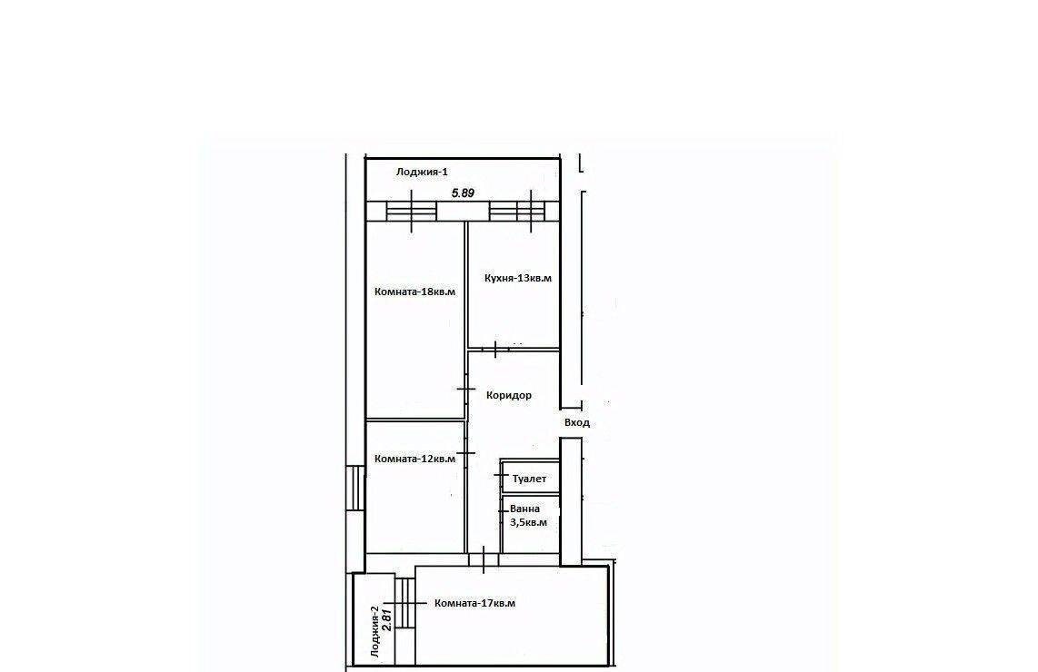 квартира г Рязань р-н Октябрьский ул Большая 90к/1 фото 2