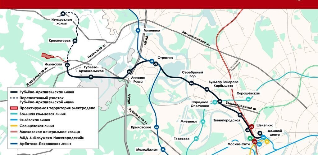 квартира г Красногорск п Ильинское-Усово ул Архангельская 11 Павшино фото 17