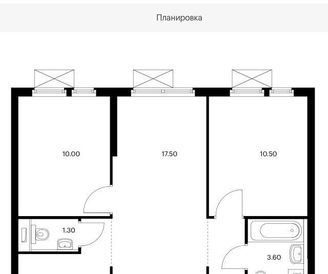квартира г Котельники р-н мкр Парковый Котельники, 14 фото 35