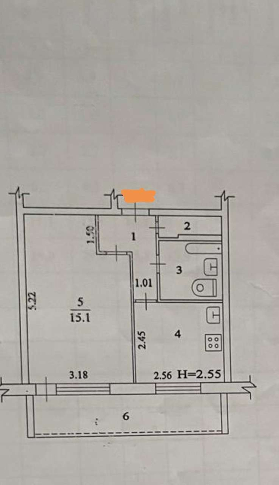 квартира г Волжский 37-й м-н, улица С. Р. Медведева, 71 фото 19