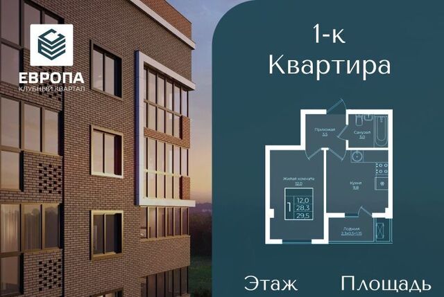 р-н Прикубанский ЖК «Европа-Сити» 5 Европа Клубный Квартал 6 жилой комплекс фото