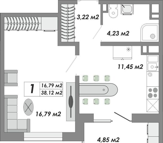 р-н Ленинский ул Гаранькина блок-секция 1/1 фото