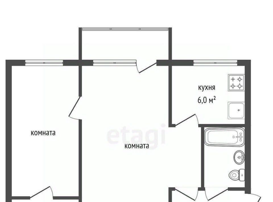 квартира г Екатеринбург Динамо ул Мамина-Сибиряка 40 фото 14
