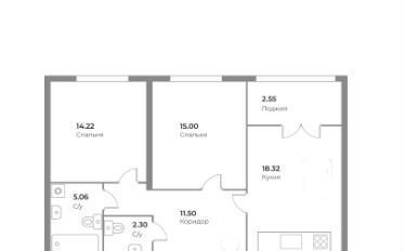 квартира г Калининград р-н Центральный ул Ватутина 38а фото 2