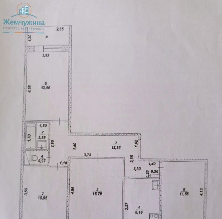 квартира г Димитровград ул Черемшанская 130 фото 20