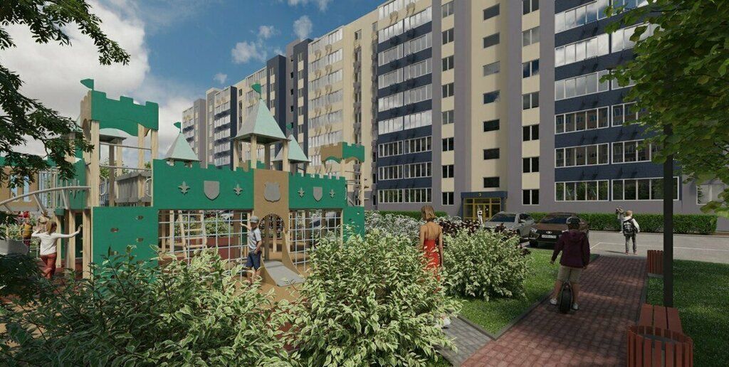 квартира г Тольятти р-н Автозаводский б-р Приморский пр-кт Московский поз. 2, ул. Строителей фото 1