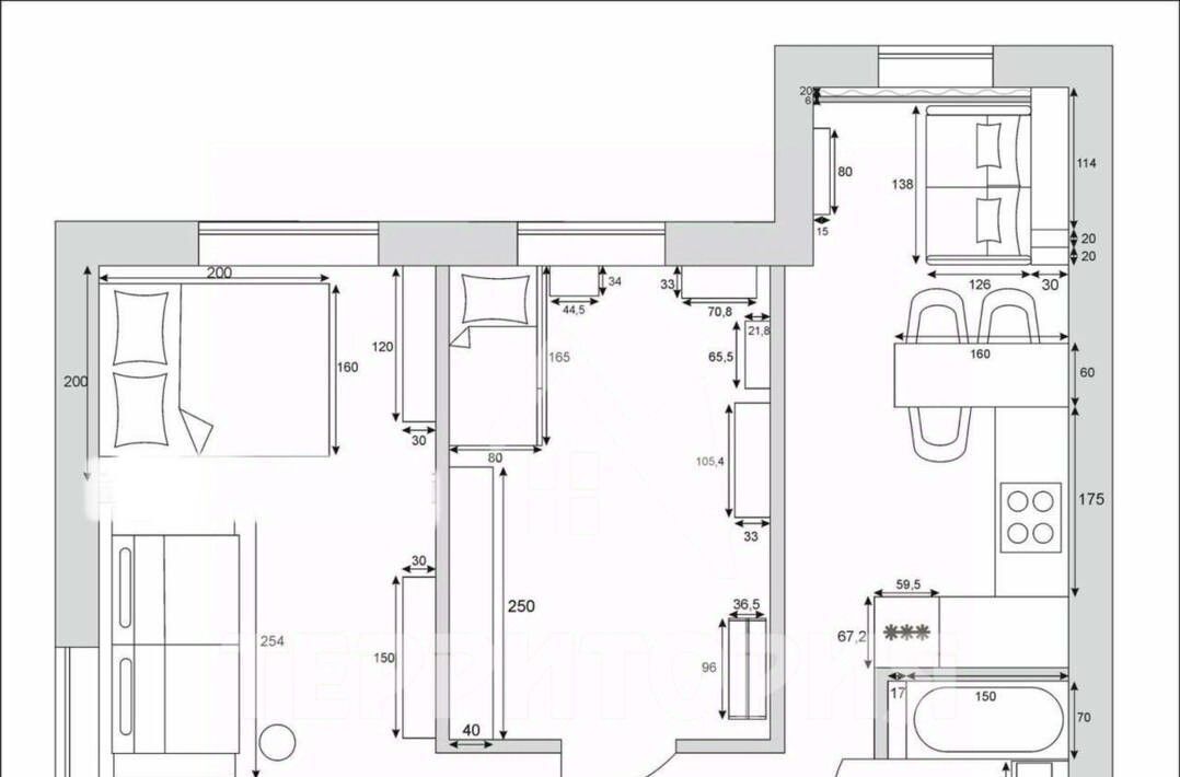 квартира г Кострома ул Радиозаводская 54 фото 21