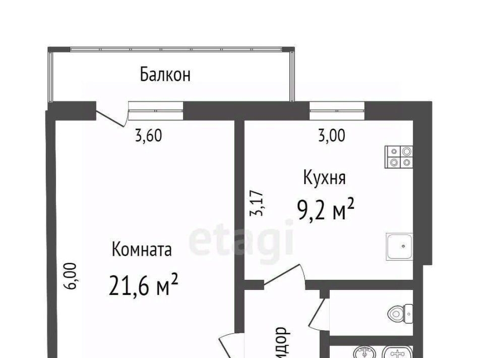 квартира г Белгород Восточный ул Николая Чумичова 62 фото 2