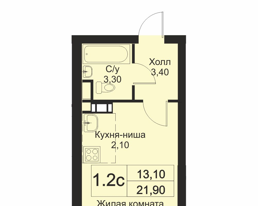 квартира г Лосино-Петровский п Биокомбината фото 1