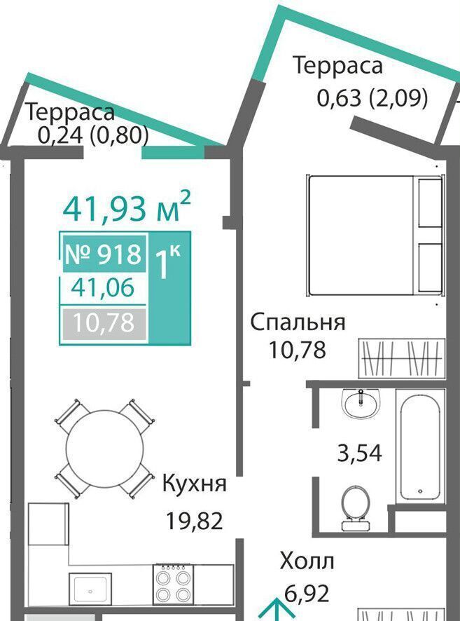 квартира г Симферополь ул Куйбышева 1 фото 1
