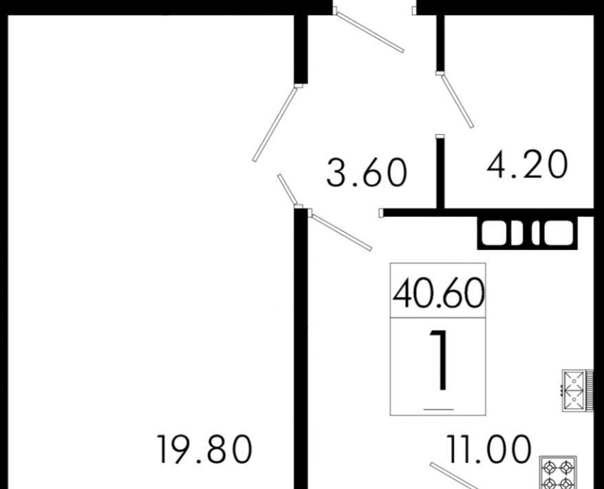 квартира г Курск р-н Центральный Северный жилрайон фото 5