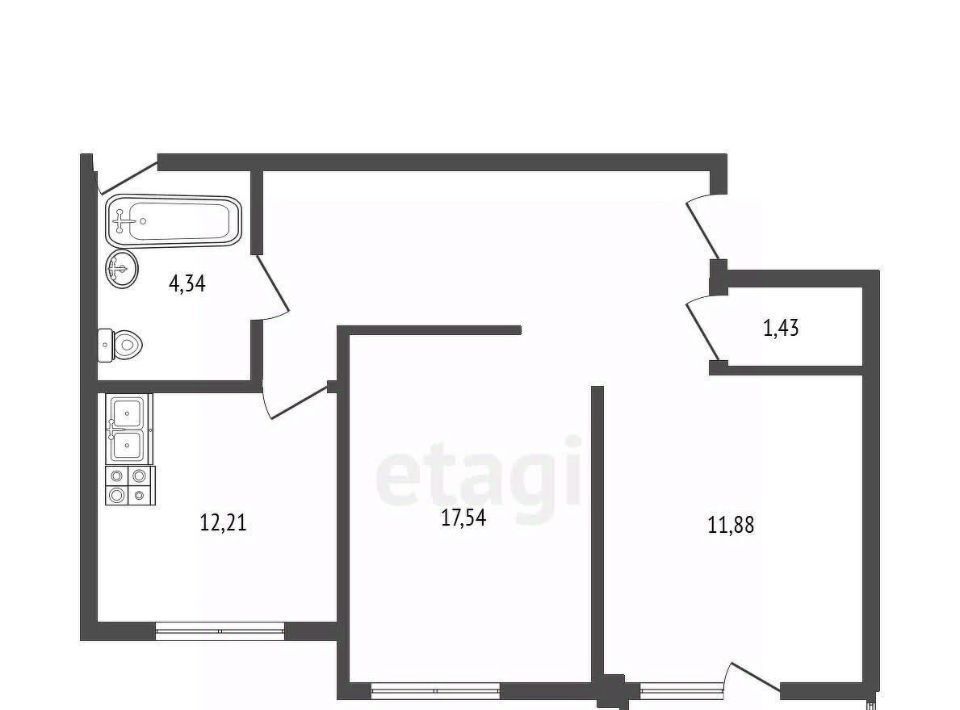 квартира г Хабаровск р-н Железнодорожный ул Совхозная 35/1б фото 2