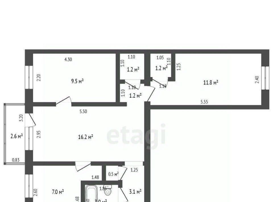 квартира г Стерлитамак ул Худайбердина 134 фото 2