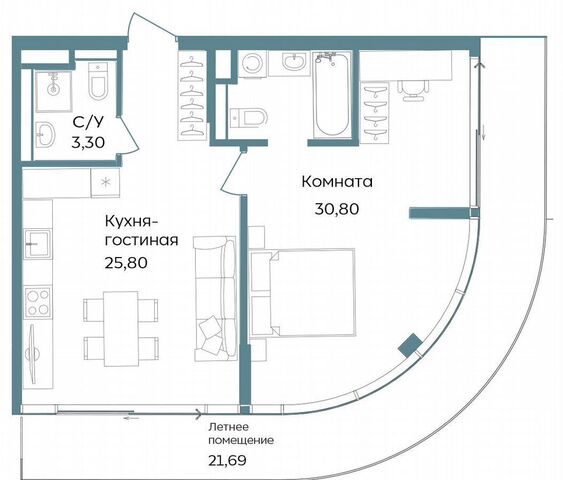 квартира ул Морская 2 фото