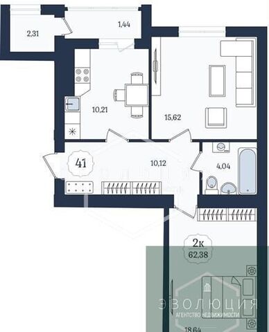 квартира ул Тургенева 5 фото