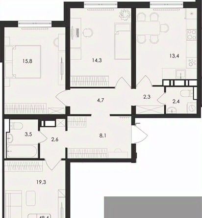 квартира г Воронеж р-н Центральный ул Загоровского 5/2 фото 1