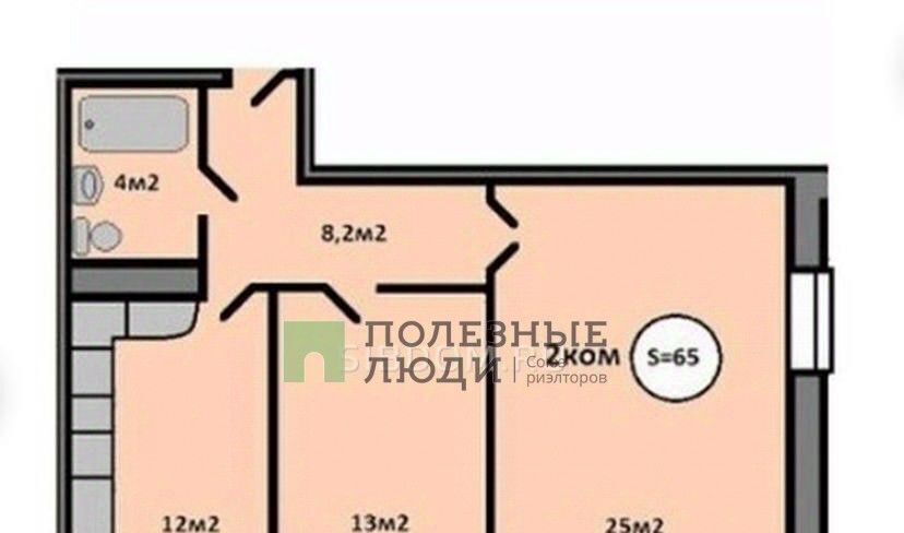 квартира г Красноярск р-н Центральный ул Караульная 39а фото 2