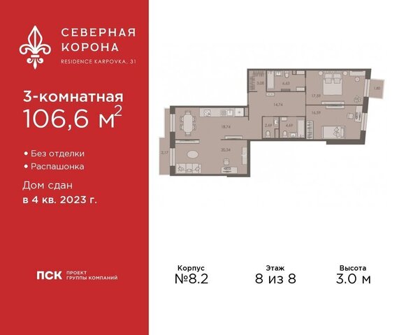 квартира метро Петроградская дом 31к/1 фото