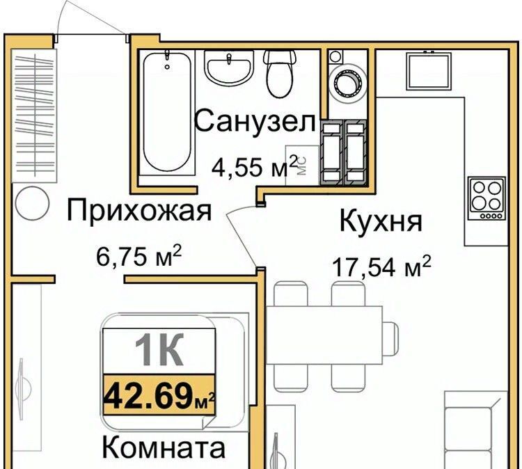 квартира г Симферополь р-н Центральный ул Батурина фото 1