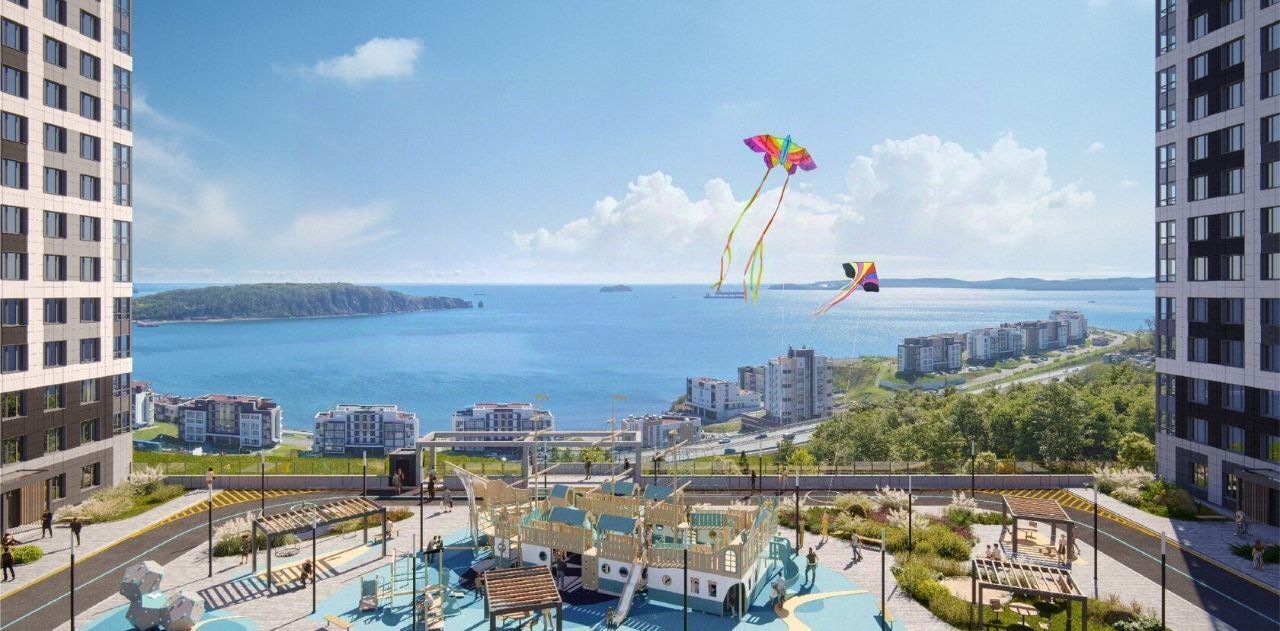 квартира г Владивосток р-н Первомайский ЖК Посейдония 6 фото 7