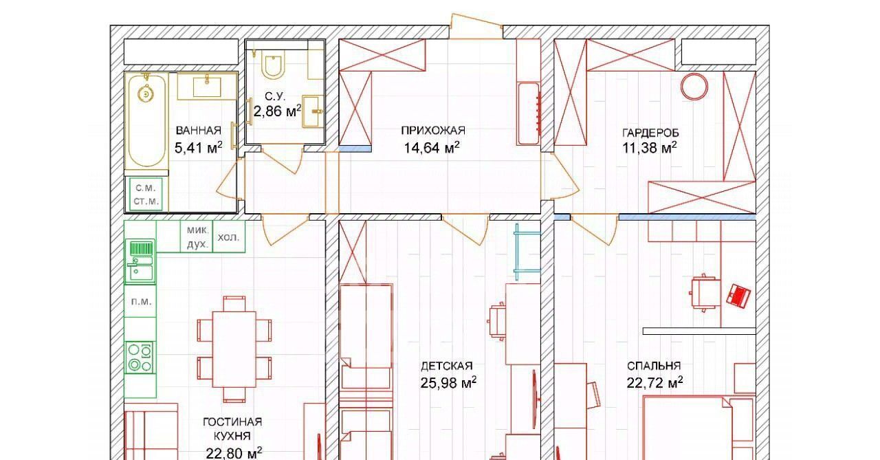 квартира г Геленджик ул Мира 40 Центр фото 4