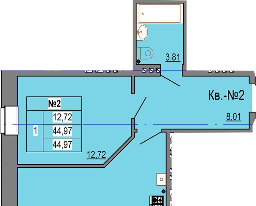 квартира г Кострома ул Козуева 114 фото 1