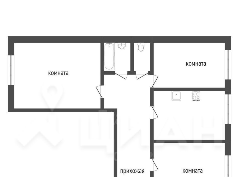 квартира г Мытищи ул Борисовка 24 Медведково фото 2