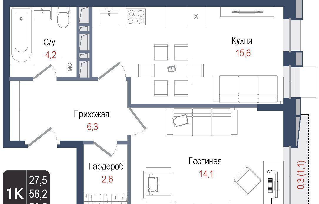 квартира г Королев ул Солнечная 2 Жилой «КИНОКВАРТАЛ» фото 1