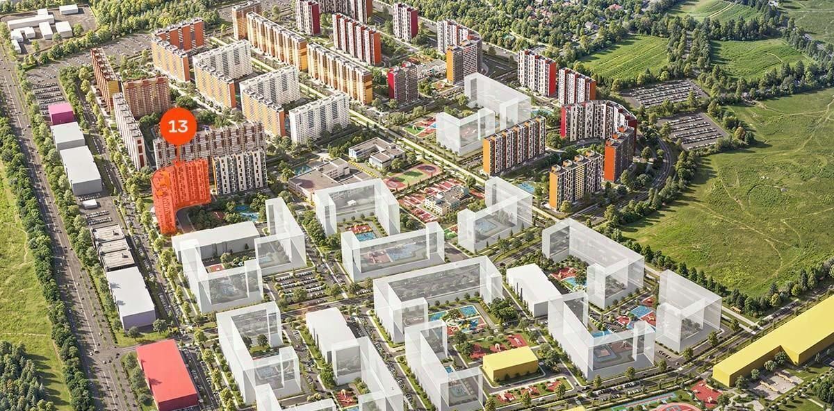 квартира г Домодедово Домодедово Парк жилой комплекс, к 13, Подольск фото 5