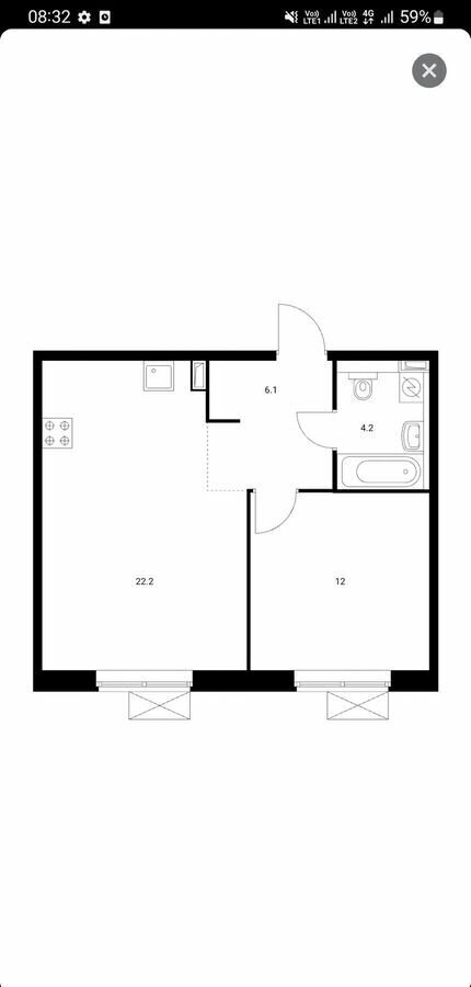 квартира г Люберцы ул 8 Марта 12к/1 Ухтомская фото 1