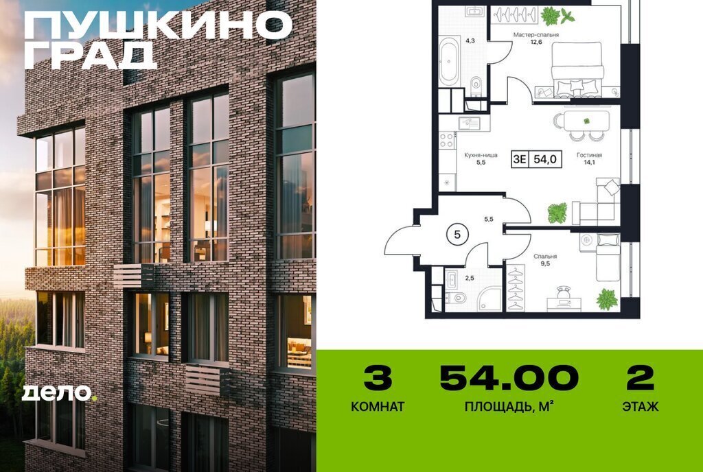 квартира г Пушкино ЖК Град, Бабушкинская фото 1