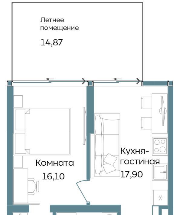 квартира г Саки ул Морская TEMPO фото 1